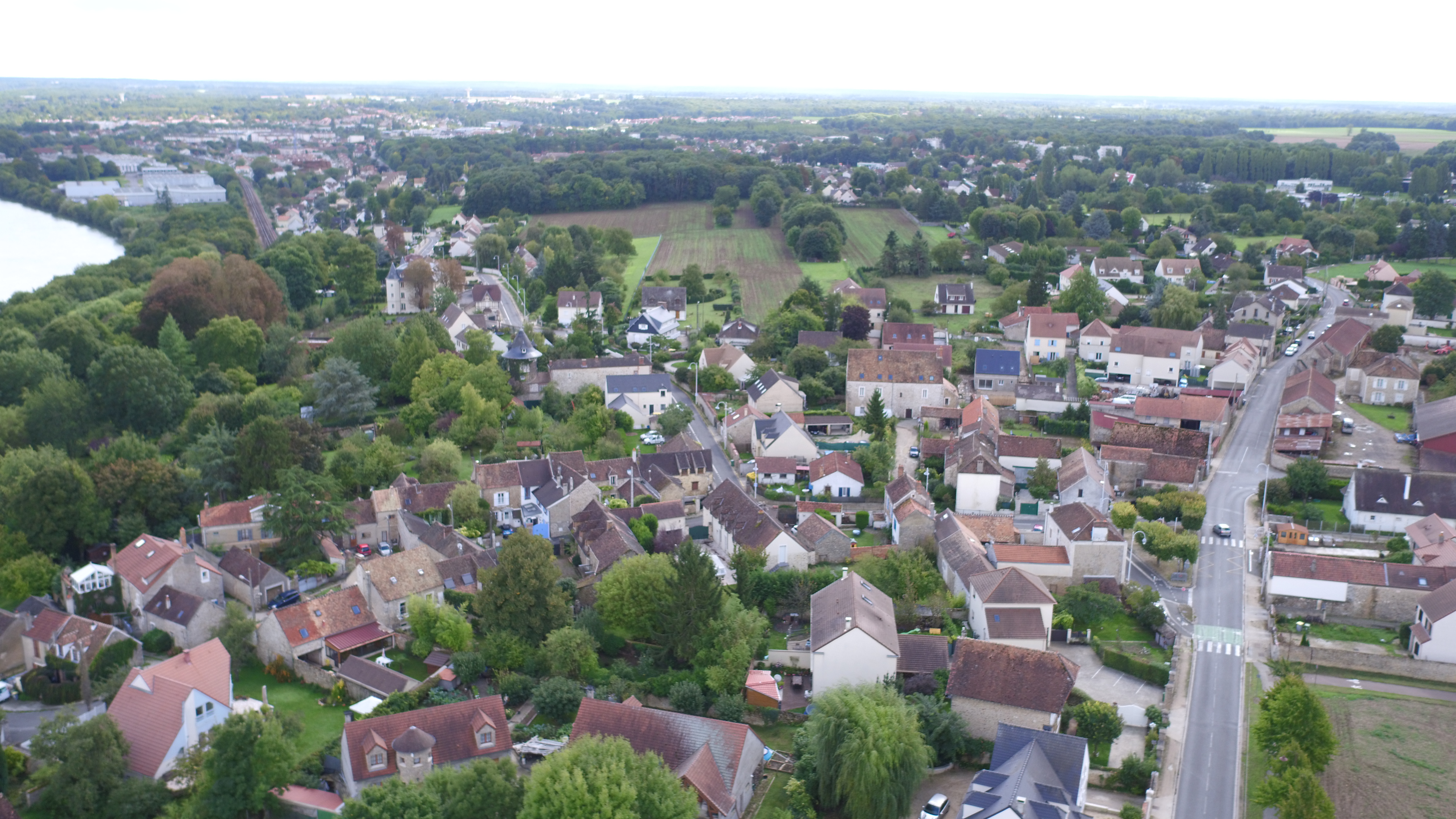 Saint Fargeau Ponthierry Vu Du Ciel Saint Fargeau Ponthierry 3794